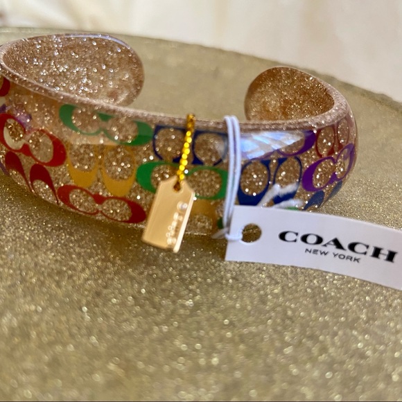 COACH Rainbow Signature Cuff, part of Coach Pride Collection - Picture 7 of 11